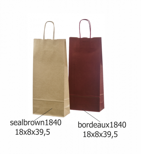 Paper Bags for Two Bottles