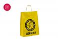 gul papirpose med logo | Referanser-gule papirposer billige gule papirposer med logo 