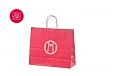 billige rde papirposer med logo | Referanser-rde papirposer ikke dyr rd papirpose 