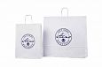 hvit papirpose med logo | Referanser-hvit papirpose hvite papirposer laget av kraftpapir 