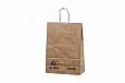 brun papirpose med trykk | Referanser-brune papirposer billig brun papirpose 