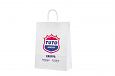 white kraft paper bags with print | Galleri-White Paper Bags with Rope Handles strong white kraft 