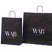 Galleri-Black Paper Bags with Rope Handles