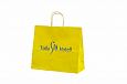 yellow paper bag with personal print | Galleri-Yellow Paper Bags with Rope Handles yellow paper ba