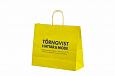 yellow paper bags with logo | Galleri-Yellow Paper Bags with Rope Handles yellow paper bags with l