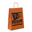 Galleri-Orange Paper Bags with Rope Handles