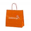 Galleri-Orange Paper Bags with Rope Handles