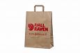 brown paper bags with print | Galleri-Brown Paper Bags with Flat Handles durable brown paper bags 