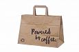 durable brown paper bag | Galleri-Brown Paper Bags with Flat Handles durable brown kraft paper bag