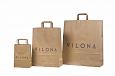 durablebrown paper bags with personal print | Galleri-Brown Paper Bags with Flat Handles durablebr