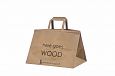 brown paper bags with personal print | Galleri-Brown Paper Bags with Flat Handles durable and eco 