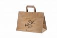 brown paper bags | Galleri-Brown Paper Bags with Flat Handles durable and eco friendly brown kraft