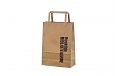 durable brown kraft paper bag | Galleri-Brown Paper Bags with Flat Handles durable and eco friendl