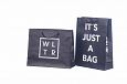 durable laminated paper bag with personal logo | Galleri- Laminated Paper Bags laminated paper bag