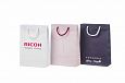 durable laminated paper bag with personal logo print | Galleri- Laminated Paper Bags durable handm