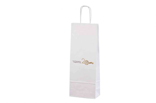 paper bags for 1 bottle with personal print 