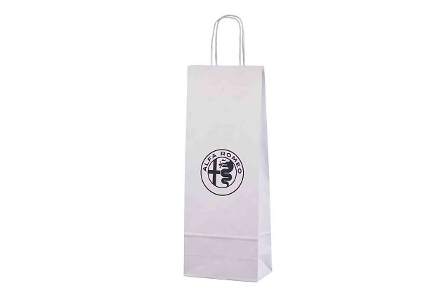 paper bags for 1 bottle with personal logo 