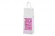 kraft paper bags for 1 bottle with print | Galleri-Paper Bags for 1 bottle durable kraft paper bag
