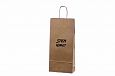 durable kraft paper bags for 1 bottle with personal print | Galleri-Paper Bags for 1 bottle durabl