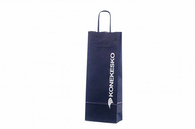 paper bags for 1 bottle with personal logo and for promotional use 
