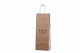 durable kraft paper bags for 1 bottle with personal print | Galleri-Paper Bags for 1 bottle kraft 