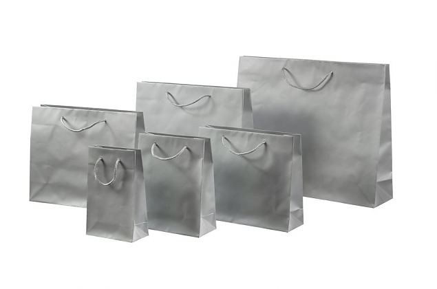 Silver matte laminated bags