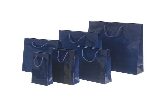 Blue gift bags