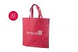Fotogalerii- punased riidest kotid klientide logodega punane non woven riidest kott trkiga 
