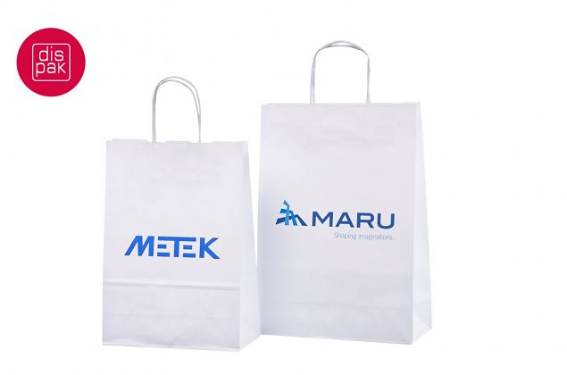 n��rsangadega tr�kiga valged paberkotid 