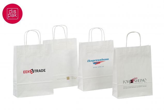 logotrkiga valge paberkott 